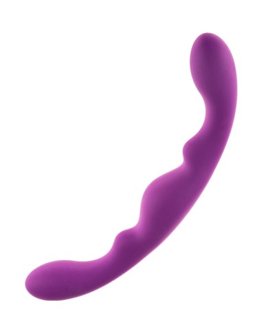 ALIVE - GODE LUNA DOUBLE PÉNÉTRATION SILICONE VIOLET 25 CM