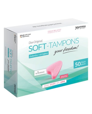 JOYDIVISION SOFT-TAMPONS - ORIGINAL SOFT-TAMPONS MINI X 50 UNITÉS