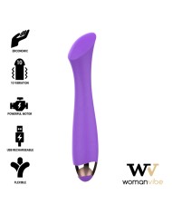 WOMANVIBE - VIBRATEUR RECHARGEABLE EN SILICONE MANDY POINT "K"