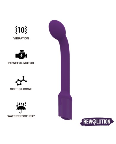 REWOLUTION - REWOFLEX VIBRATEUR STIMULATEUR DE POINT G FLEXIBLE