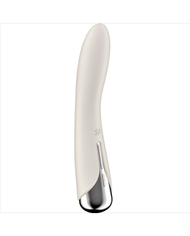 SATISFYER - VIBRATEUR ROTATEUR SPINNING VIBE 1 G-SPOT BEIGE