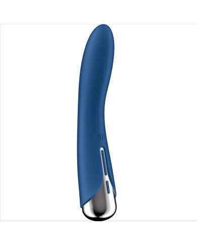 SATISFYER - VIBRATEUR ROTATEUR BLEU SPINNING VIBE 1 G-SPOT