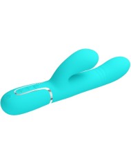 PRETTY LOVE - VIBRATEUR MULTIFONCTION G-SPOT VERT AQUA