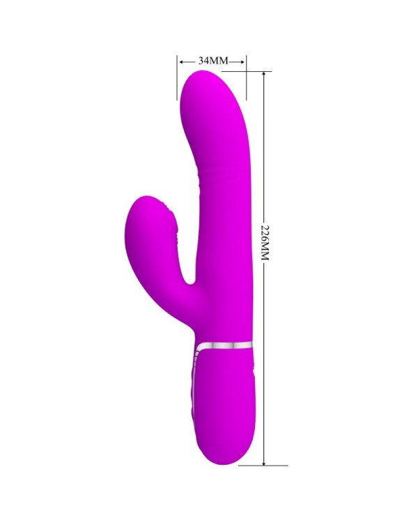 PRETTY LOVE - VIBRATEUR MULTIFONCTION G-SPOT FUCHSIA