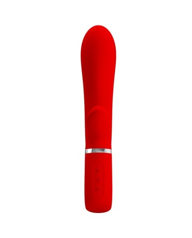 PRETTY LOVE - VIBRATEUR MULTIFONCTION G-SPOT THOMAS ROUGE