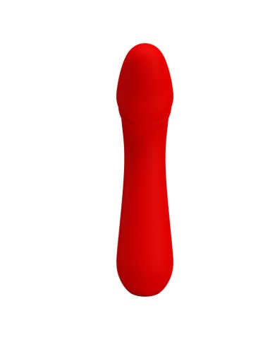 PRETTY LOVE - VIBRATEUR RECHARGEABLE CETUS ROUGE