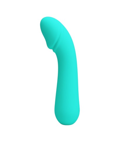 PRETTY LOVE - VIBRATEUR RECHARGEABLE CETUS VERT AQUA