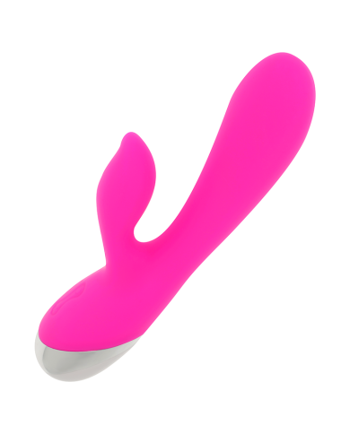 OHMAMA - VIBRATEUR AVEC LAPIN 10 MODES DE VIBRATION 19 CM