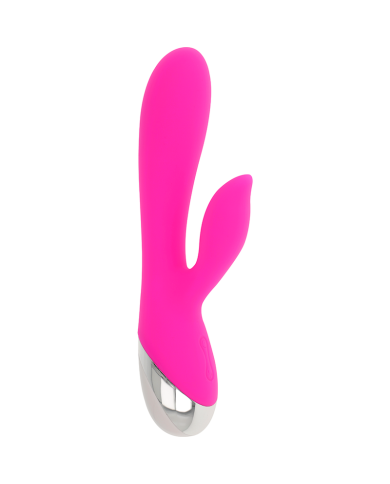 OHMAMA - VIBRATEUR AVEC LAPIN 10 MODES DE VIBRATION 19 CM