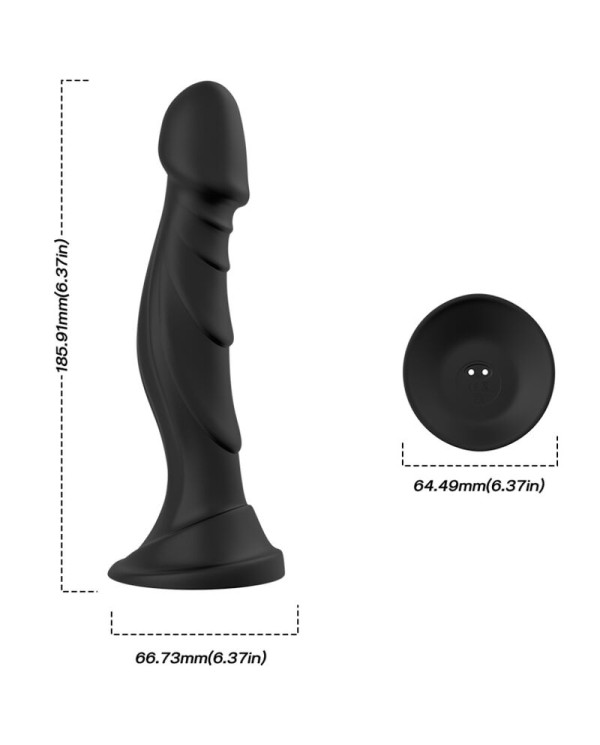 ARMONY - GODE VIBRATEUR & PLUG ANAL TÉLÉCOMMANDE NOIR