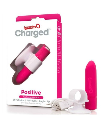 SCREAMING O - MASSEUR RECHARGEABLE POSITIVE ROSE