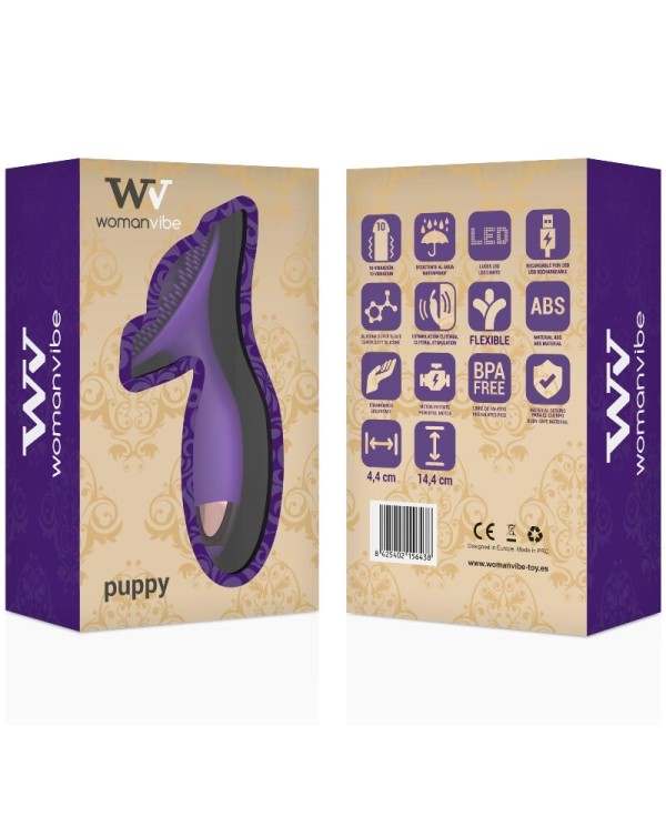 WOMANVIBE - PUPPY STIMULATOR SILICONE RECHARGEABLE