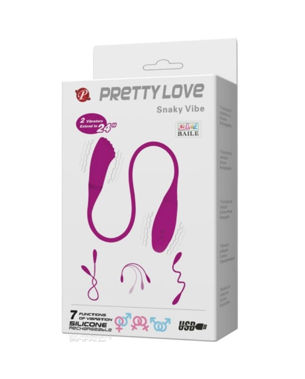 PRETTY LOVE - VIBRATEUR SMART SNAKY VIBE 2 MOTEURS