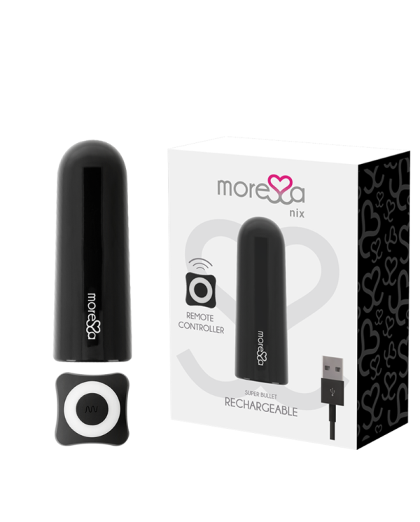 MORESSA - NIX VIBRATEUR TÉLÉCOMMANDE NOIR