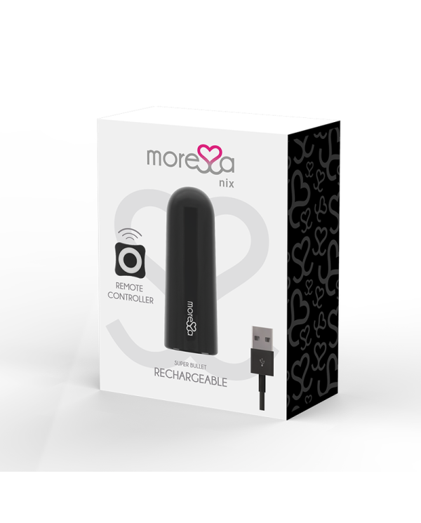 MORESSA - NIX VIBRATEUR TÉLÉCOMMANDE NOIR