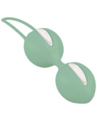 FUN FACTORY - SMARTBALLS DUO BOULES PELVIENNES BLANC / PISTACHE