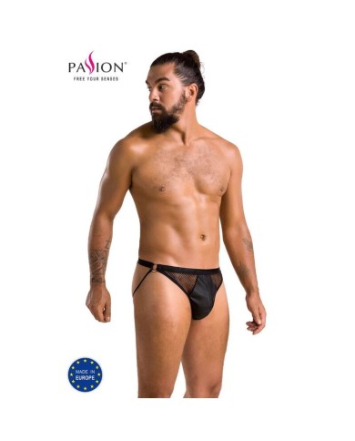 PASSION - 034 SLIP OUVERT LUKE NOIR L/XL