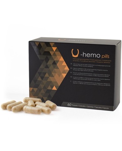 500 COSMETICS - CAPSULES U-HEMO POUR PRÉVENIR LES HÉMORROÏDES - 60 CAPSULES