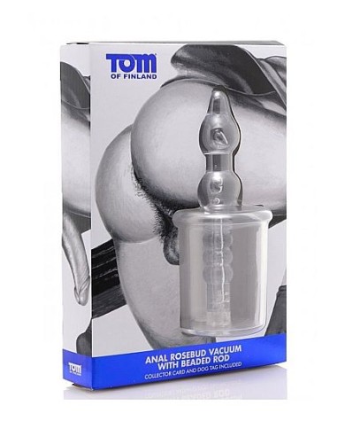 TOM OF FINLAND - ANAL ROSEBUD VACUUM AVEC BEABED TRANSPARENT