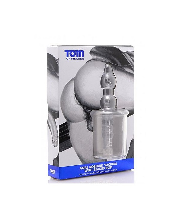 TOM OF FINLAND - ANAL ROSEBUD VACUUM AVEC BEABED TRANSPARENT