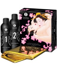 SHUNGA - GEL DE MASSAGE ÉROTIQUE ORIENTAL CORPS À CORPS FRAISES ET CAVA