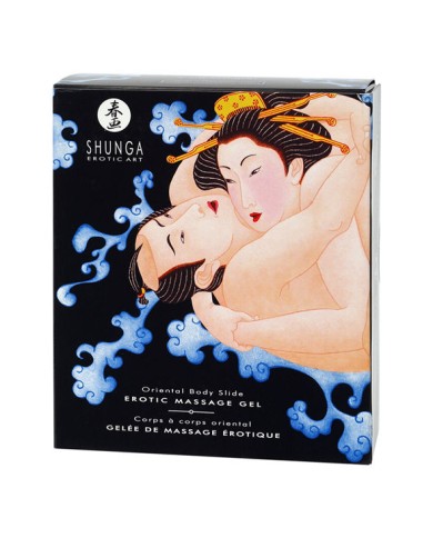 SHUNGA - GEL DE MASSAGE ÉROTIQUE ORIENTAL CORPS À CORPS AUX FRUITS EXOTIQUES