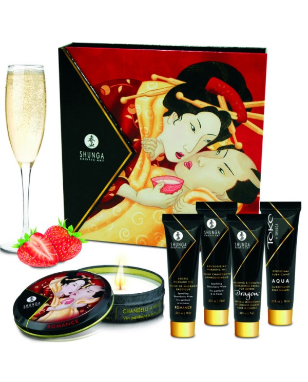 SHUNGA - KIT SECRET GEISHA FRAISES ET CAVA