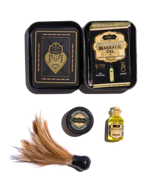 KAMASUTRA - WEEKENDER KIT EN ÉTAIN VANILLE CRÈME VANILLE