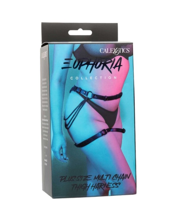 CALEXOTICS - EUPHORIA HARNAIS DE CUISSES MULTI CHAÎNES TAILLE PLUS