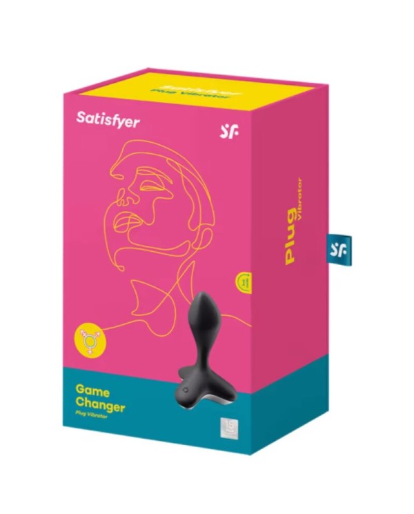 SATISFYER - VIBRATEUR PLUG GAME CHANGER ROSE