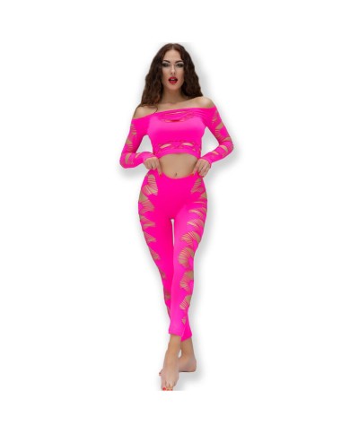 CHILIROSE - CR 4632 HAUT & PANTALON FUCHSIA S/L