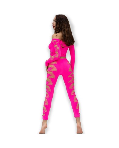 CHILIROSE - CR 4632 HAUT & PANTALON FUCHSIA S/L