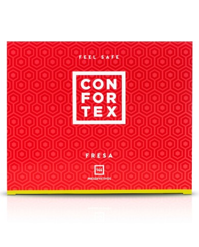 CONFORTEX - CONDOM FRAISE 144 UNITÉS