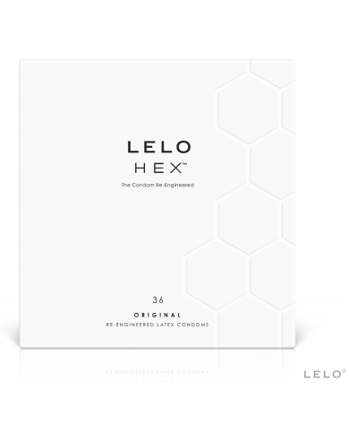 LELO - BOÎTE DE PRÉSERVATIFS HEX 36 UNITÉS