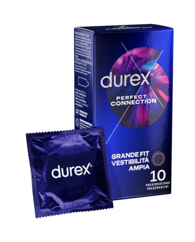 DUREX - CONNEXION PARFAITE SILICONE LUBRIFICATION EXTRA 10 UNITÉS