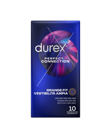 DUREX - CONNEXION PARFAITE SILICONE LUBRIFICATION EXTRA 10 UNITÉS