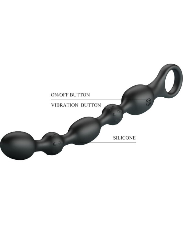 PRETTY LOVE - BALLES ANAL VAN 10 VIBRATIONS RECHARGEABLES EN SILICONE