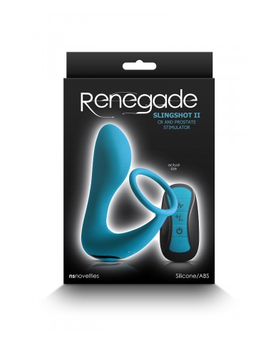 Plug prostatique avec cockring Renegade Slingshot 2