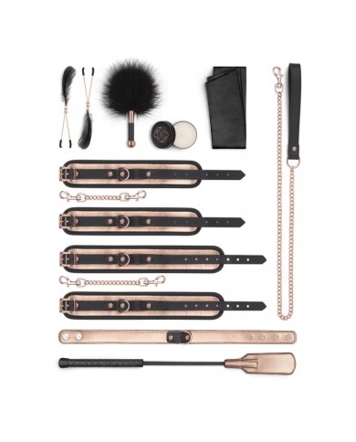 9 accessoires BDSM Rosy Gold