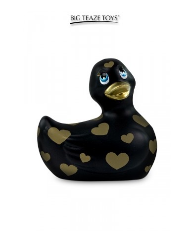 Mini canard vibrant Romance noir et or