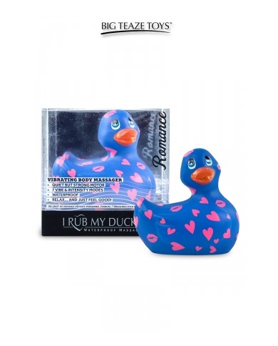 Mini canard vibrant Romance bleu et rose