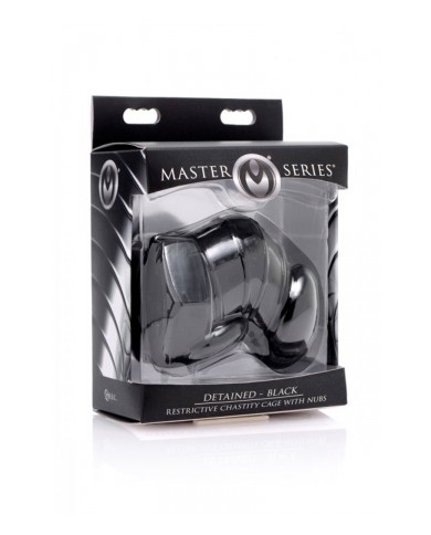 Cage de chasteté restrictive noire - Master Series