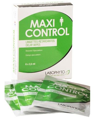 6 lingettes retardantes MaxiControl