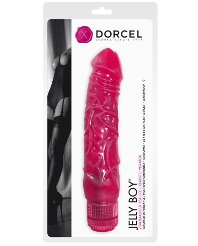 Vibromasseur Jelly Boy - Rose