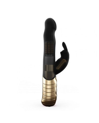 Vibromasseur Dorcel Baby Rabbit 21 cm 2.0 - Noir et Or