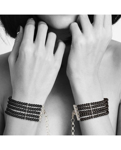 Plaisir Nacre - Menottes Bracelets - Noir