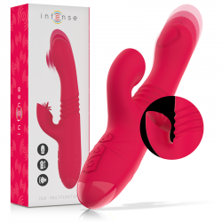 INTENSE - VIBROMASSEUR MULTIFONCTION DUA HAUT & BAS AVEC LANGUE ROUGE