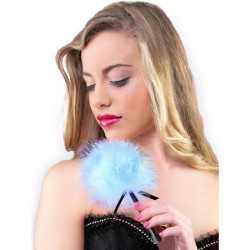 SECRETPLAY BLEU CLAIR MARABOU PLUMEAU