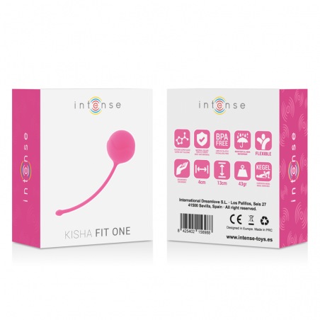 INTENSE KISHA FIT ONE SILICONE KEGEL HOT ROSE