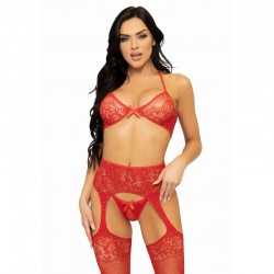 LEG AVENUE ENSEMBLE TROIS PIÈCES SOUTIEN-GORGE